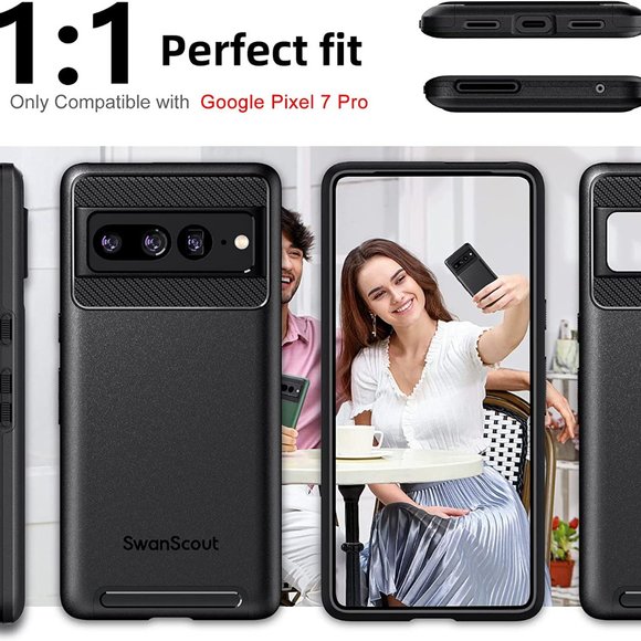 NEW* Designed for **Google Pixel 7 Pro** clear soft case  or Hard Black case - Picture 7 of 9